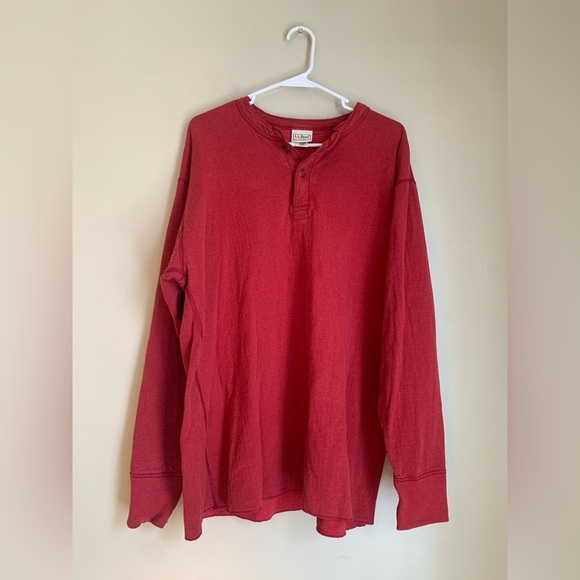 Vintage L.L. Bean wool outer layer henley shirt base layer
Made in Canada xlarge - Picture 1 of 7